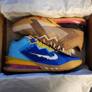 Lebron 18 low Roadrunner and Wile E. coyote Tune Squad